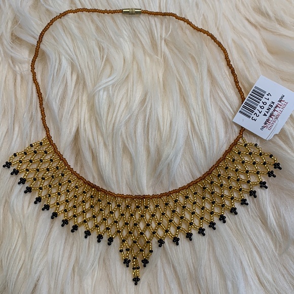 Beaded necklace made in Kenya. Fair Trade - Picture 6 of 7